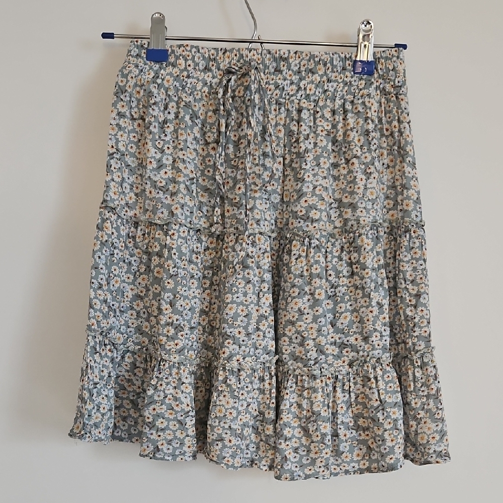 Floral Tiered Skirt